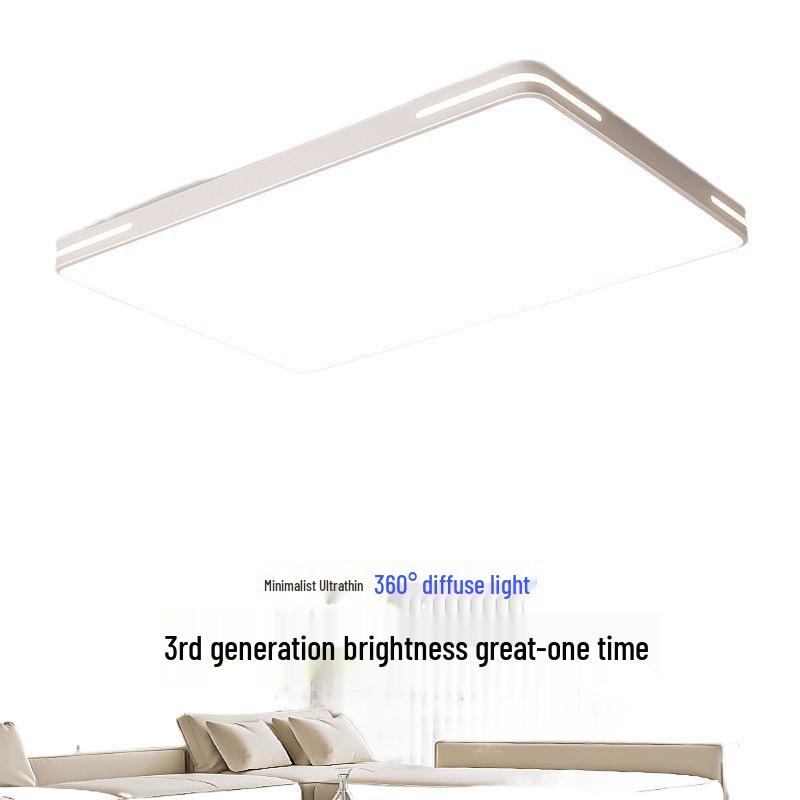LED Ceiling Light: Ultra-Thin, Modern Round Lighting for Living Room, Bedroom, Dining, and Study Rooms
