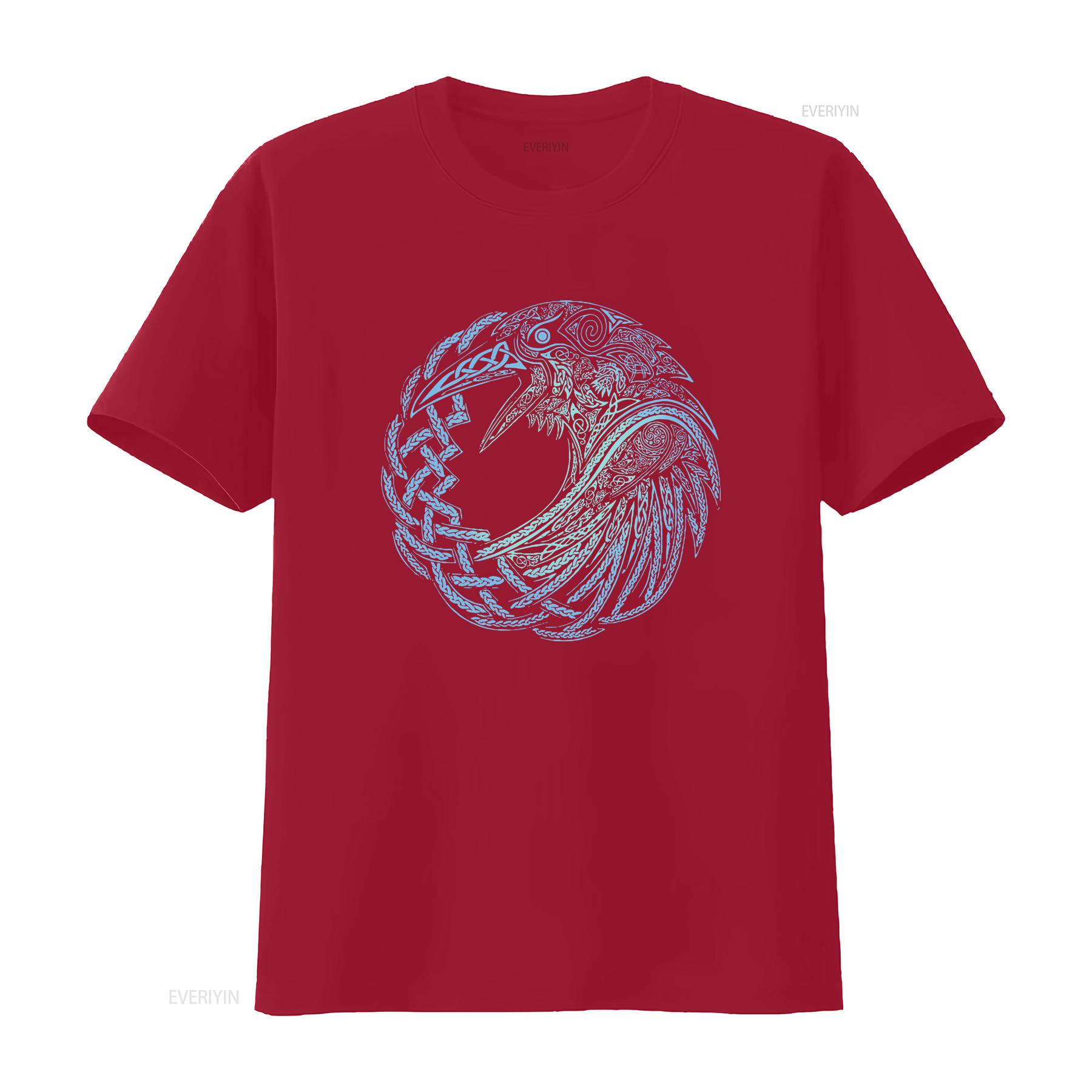 

Glass Raven Heavy Cotton T Shirt vintage Washed fashion Comfortable Breathable Versatile Soft Top For Everyday Wear Stretched S