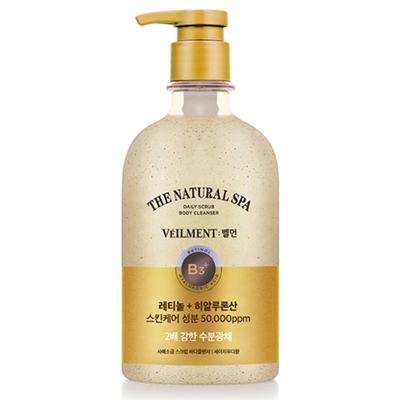 Bellman Spa Moisture Glow Mildly Acidic Scrub Body Wash Woody Scent, 600g, 1 Piece