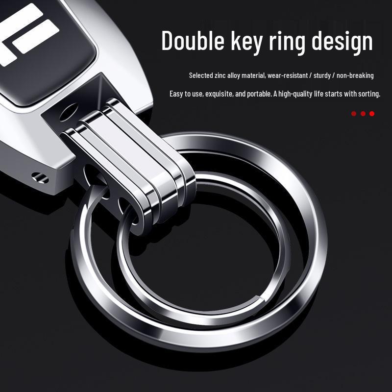 Zinc Alloy Keychain for Jishi 01: Premium Car Accessory & Anti-Loss Pendant