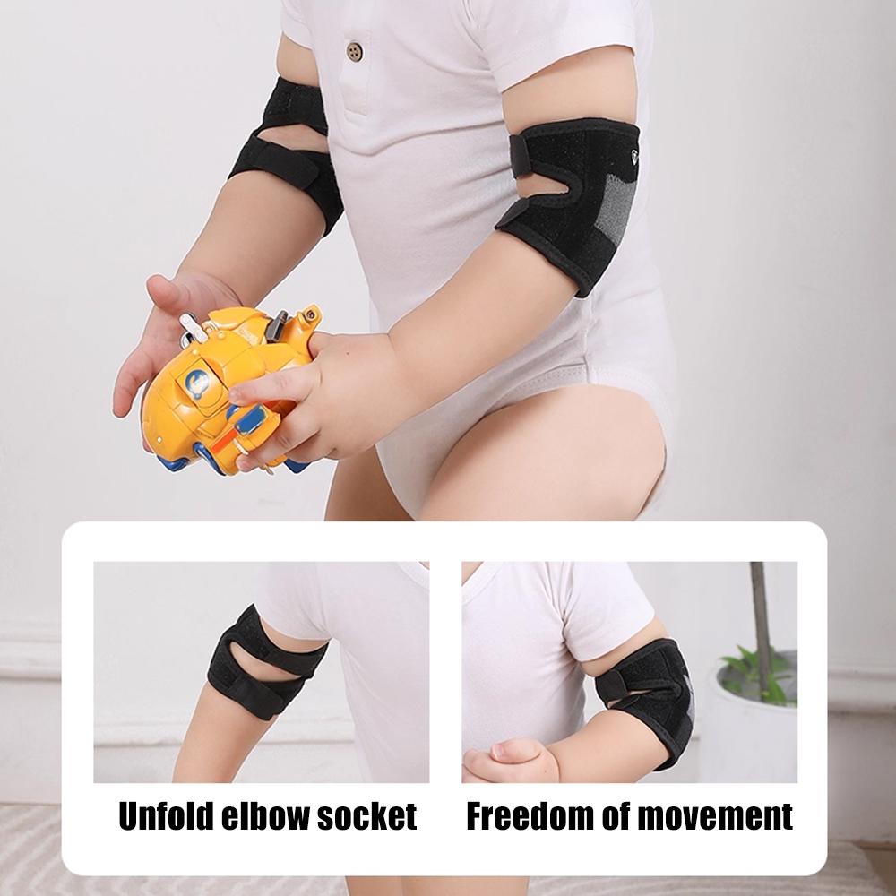 1 Pereche Genunchiere și Cotiere pentru Bebeluși pentru Târât Genunchiere Reglabile Protecție Cotiere Genunchi pentru Copil Mic Crawler pentru Fetiță Băiat Târâre