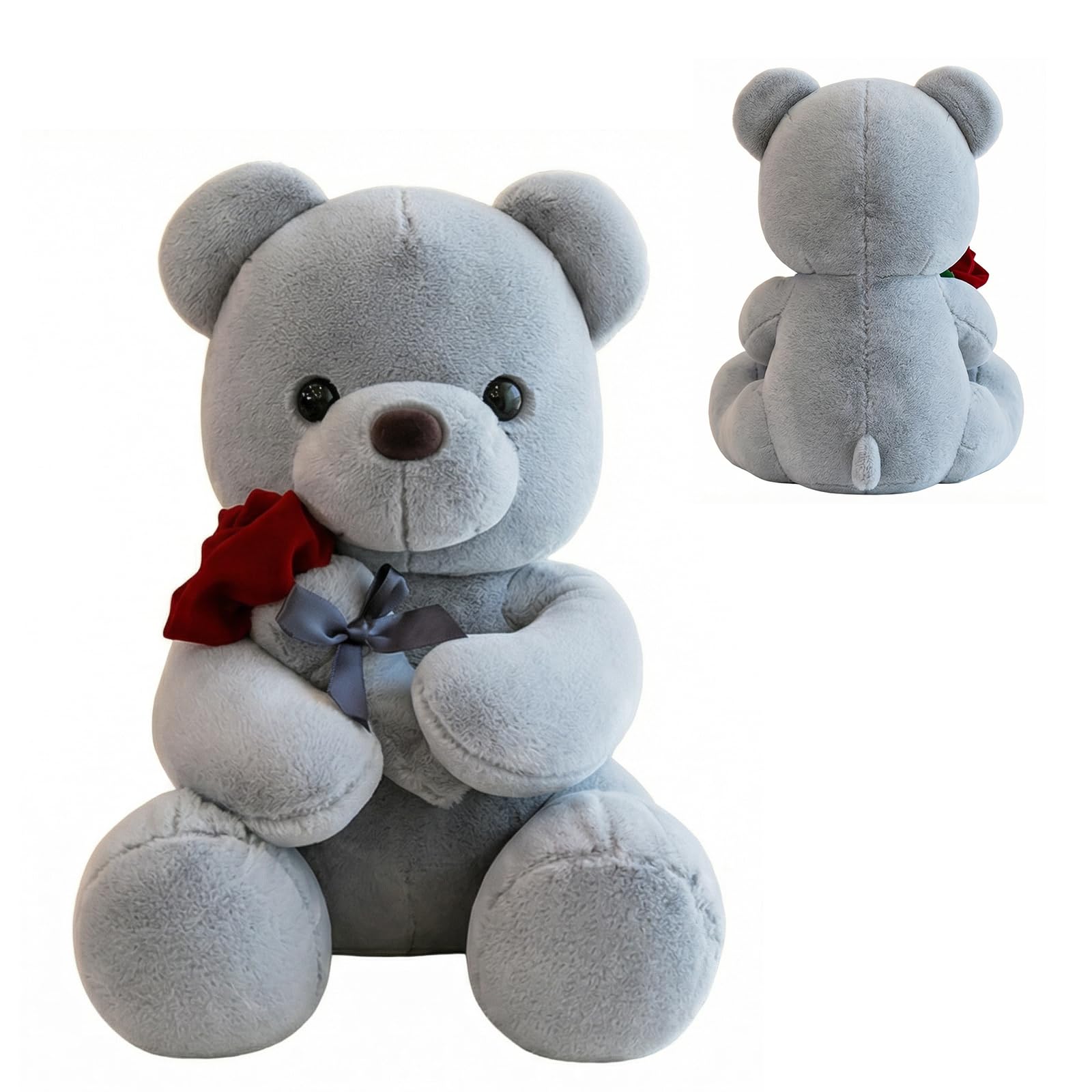 

Rose Teddy Bear Plush Toy - Mother s Day Gift, Cute Teddy Bear Hugging Pillow, 25cm Tall, Small Size, Animal Plush Toy, Fun Gift, Back-to-School