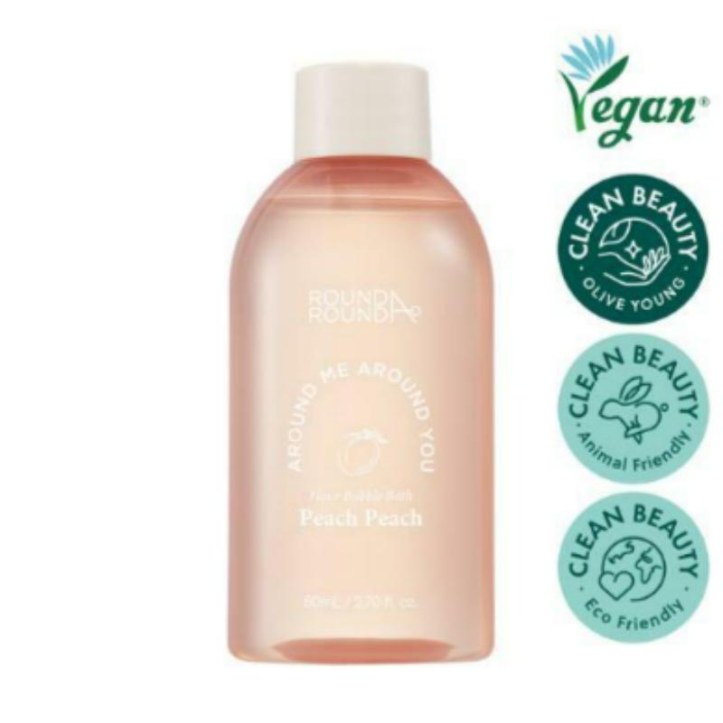 Round Around Our Bubble Bath 80ml 3pm Pêche Pêche