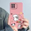 For OPPO Reno4 Lite Reno4 F Phone Case Reno 4 Lite 4F Cover Soft Silicone Cartoon Funda Lovely Panda Flower Printed Coque Casing