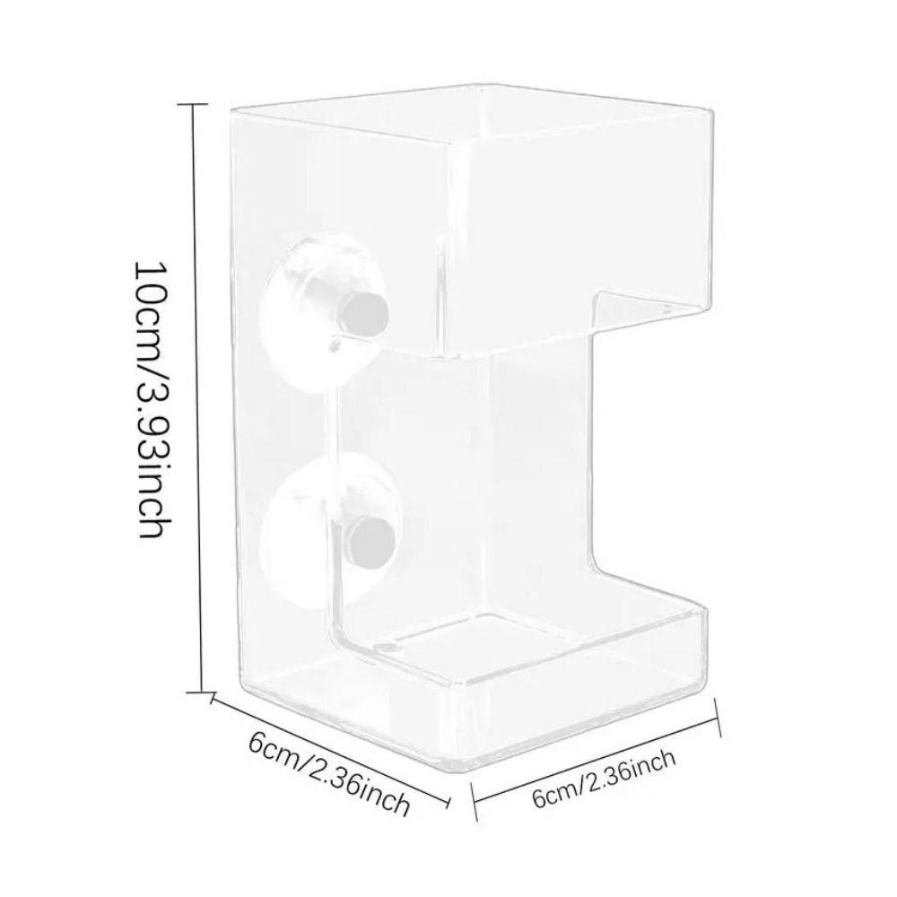 Transparent Station Floating Food Tray Square/Circle Aquarium Feeding Ring  Fish Tank