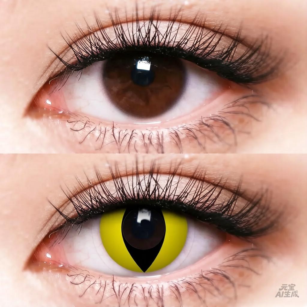 Moody Cat Eyes Yellow