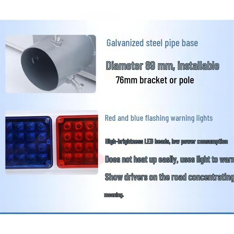 Solar Road Safety Warning Lights & Brackets