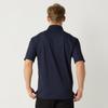 Training Wear Short Sleeve Size C2JAC001 Button-Down Shirt, Moisture-Wicking, Quick-Drying, Navy, 2XL,
