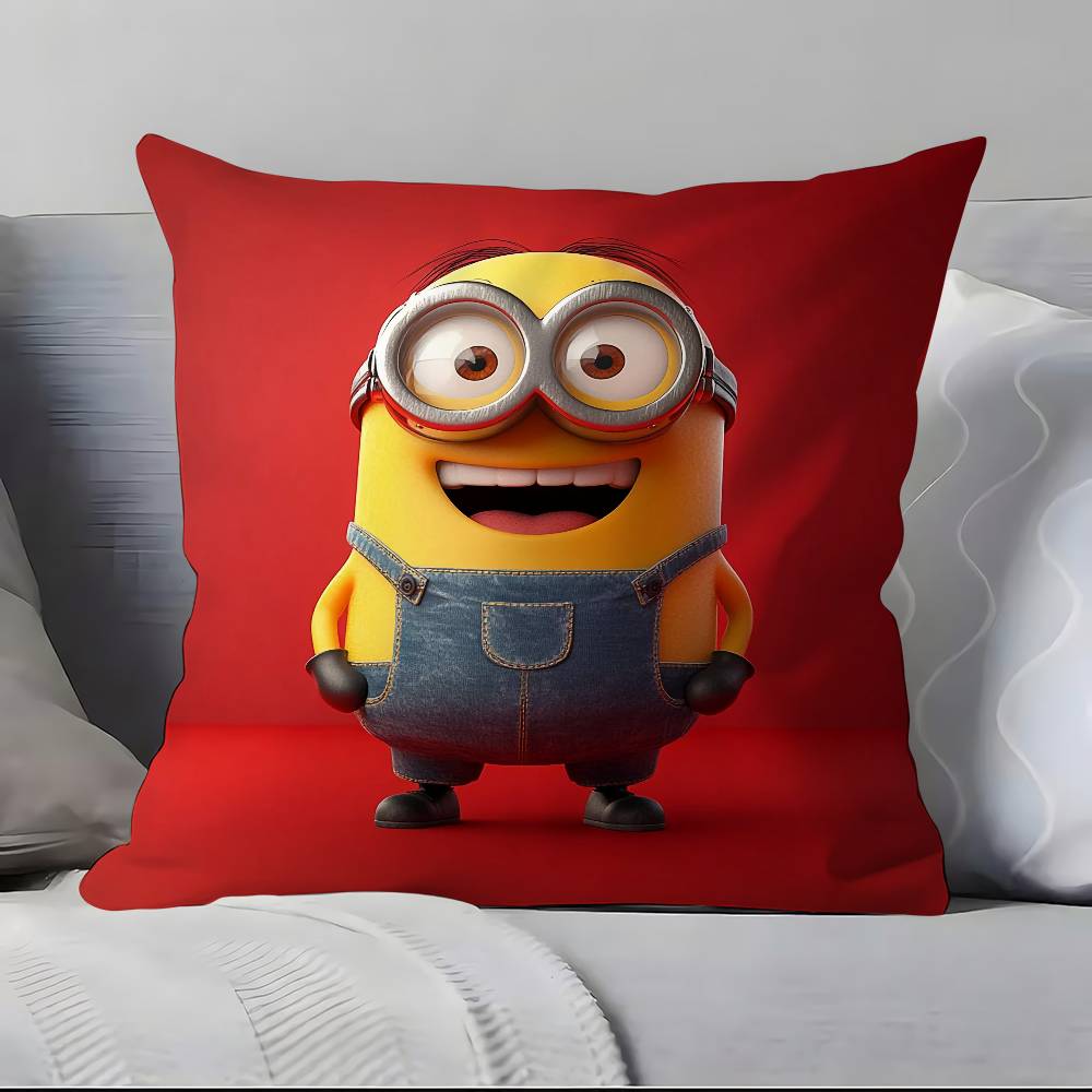 

Милый мультяшный папа-вор М-М-Миньоны Наволочка Наволочка Мягкая Приятная к коже и Удобная со скрытой молнией 12x12Inch