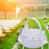 Flower Girl Baskets Decor Multipurpose Romantic Accs Background Props for Wedding
