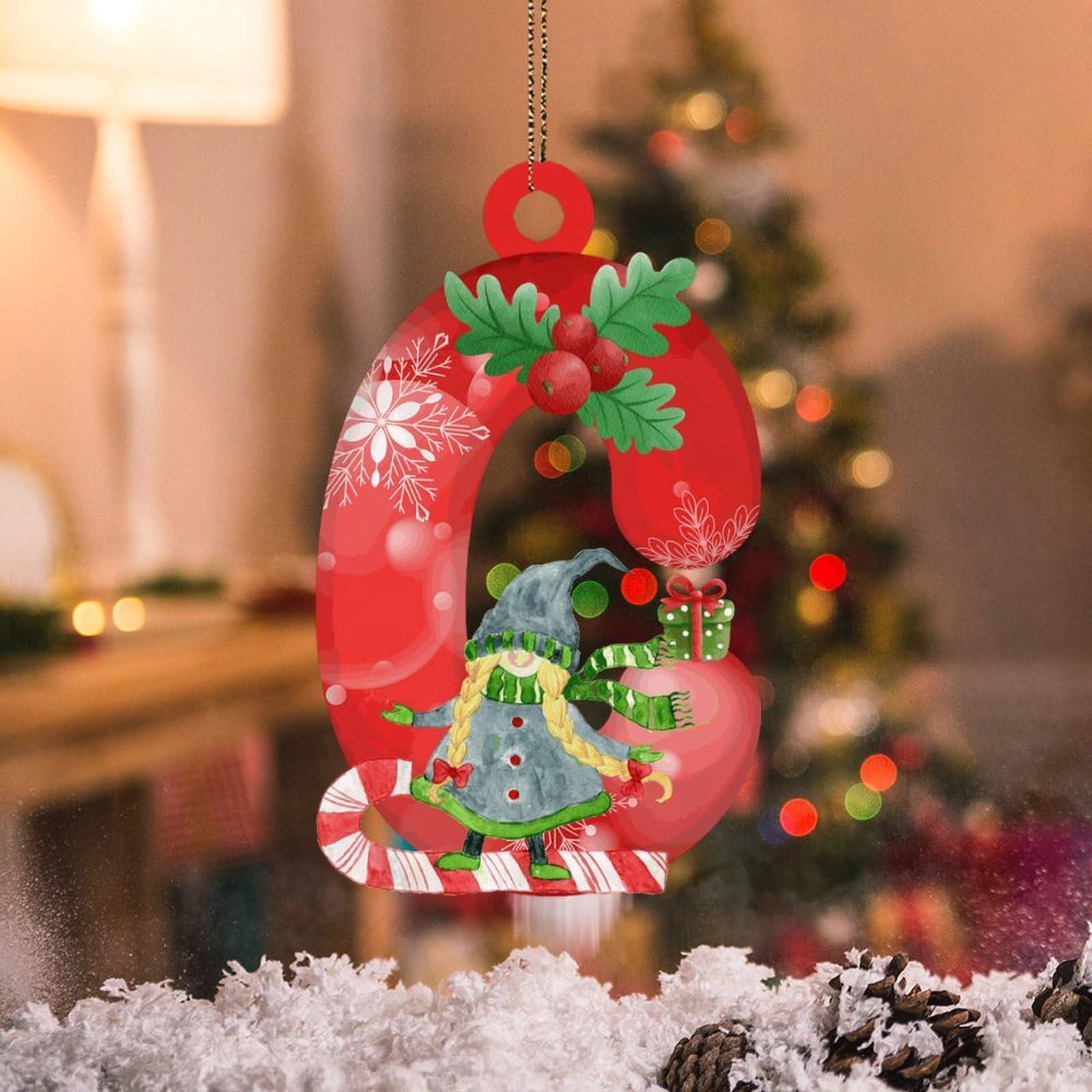 

Рождественское украшение Подвеска Рождественская елка Бирка Тематическая вечеринка Поделки Орнамент One Size