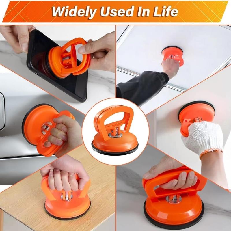 2pcs Car Puller Heavy Duty Suction Cup Panel Tool Sucker Repair Bodywork Dent Remover Auto Dent Repair Tools Fix Mend Pull Glass