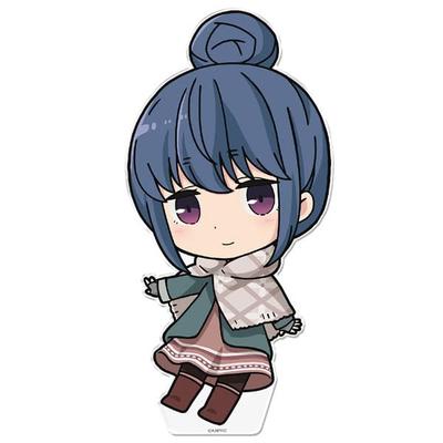 "Laid-Back Camp" Movie DekaPuniColle Acrylic Figure Shima Rin