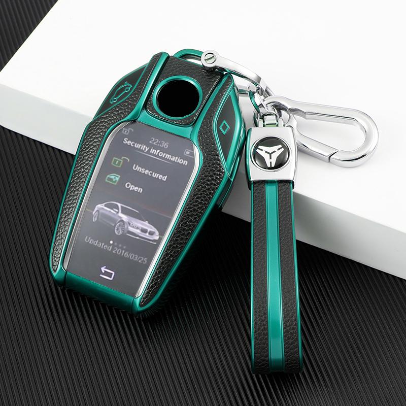 For BMW 5 7 Series G11 G12 G30 G31 G32 I8 I12 I15 G01 X3 G02 X4 G05 X5 G07 X7 Car Smart Key Case Protective Cover Shell Bag