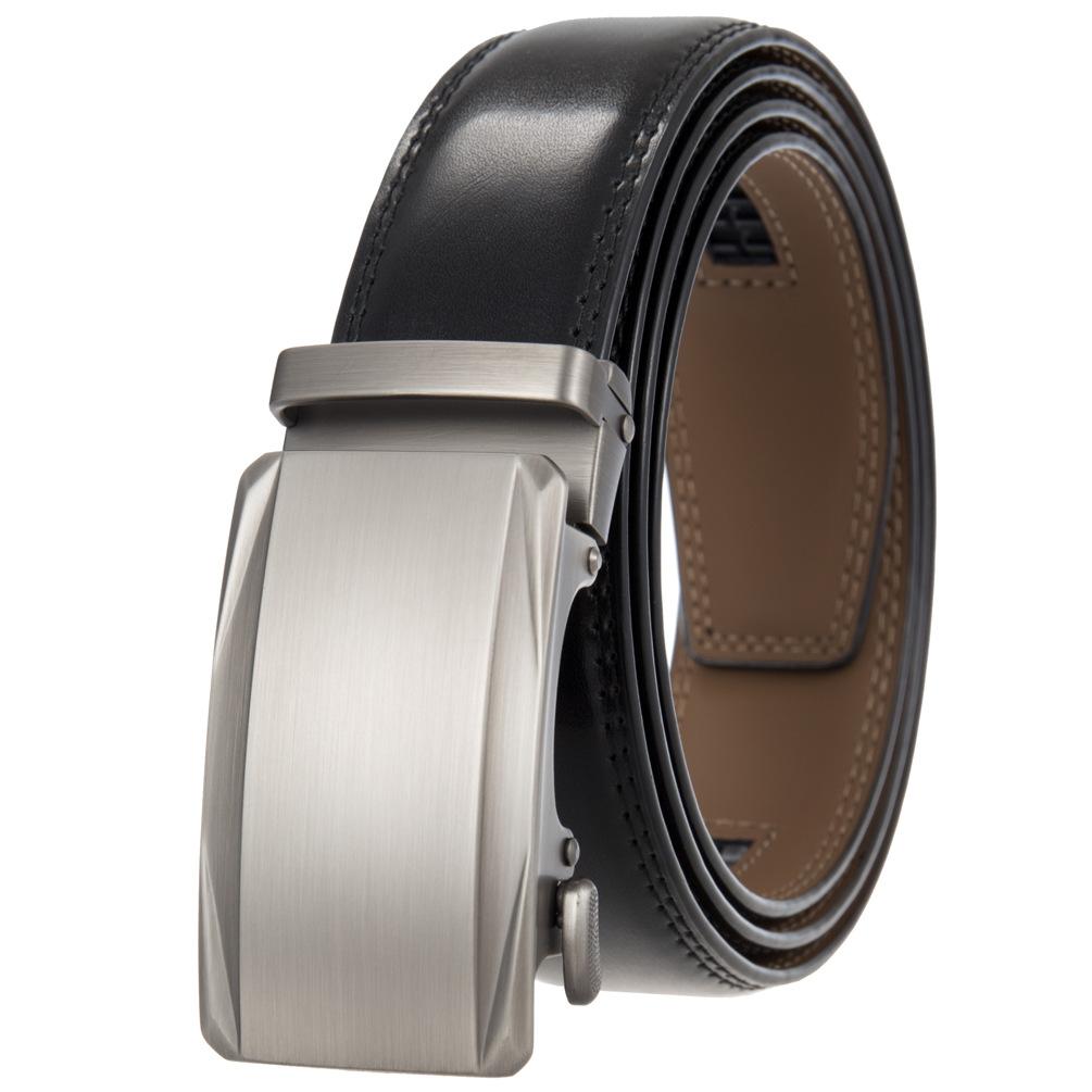 1Pcs Automatic Buckle Belt, Casual Belt, Men'S Korean Version Trendy Belt Ly36-35349-1