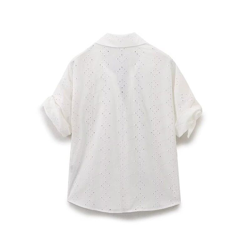 Women's Clothing Fashion Style Cut Out High Waist Bubble Skirt Embroider