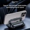 Dashboard Phone Holder with Silicone Base, 360° Rotating Non-Slip Car Mount for Smartphones
