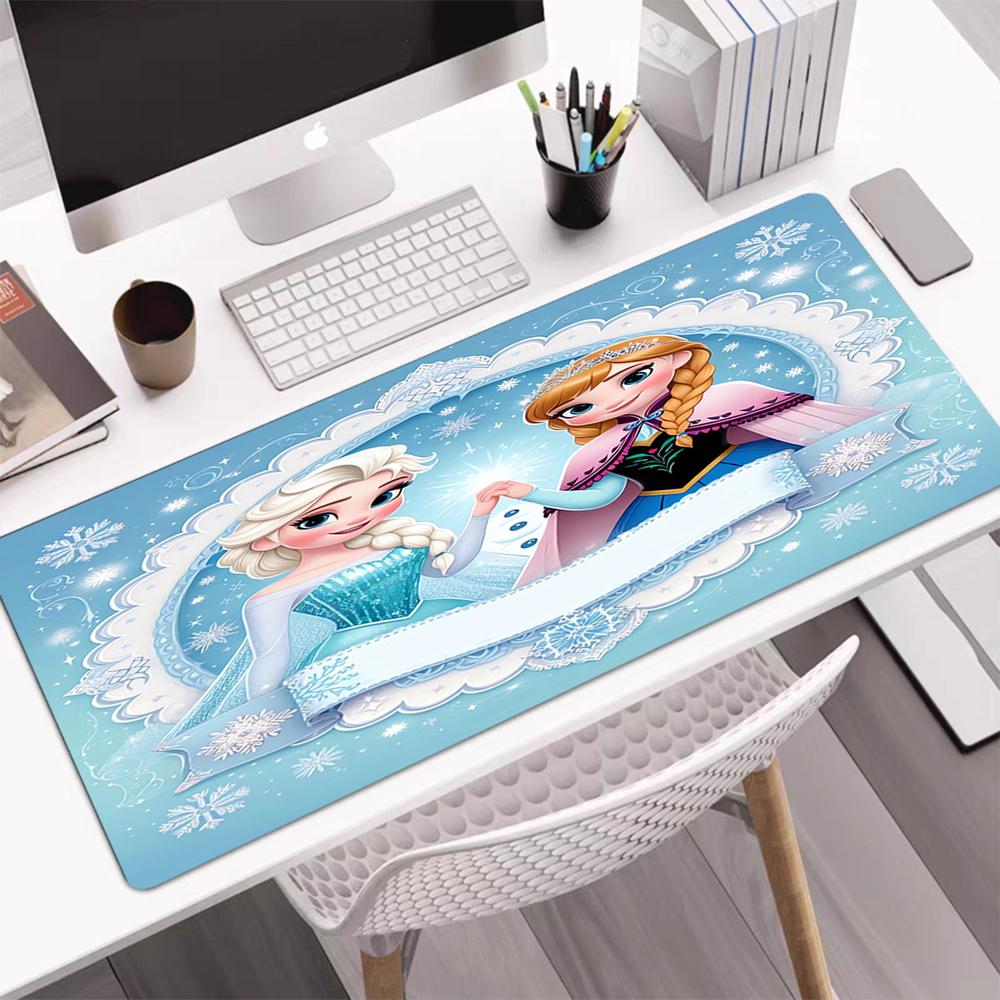 Elsa Theme Mouse Pad, Non Slip Rubber Base, Multifunctional Office & Home Decor, Perfect for Workspace Personalization.