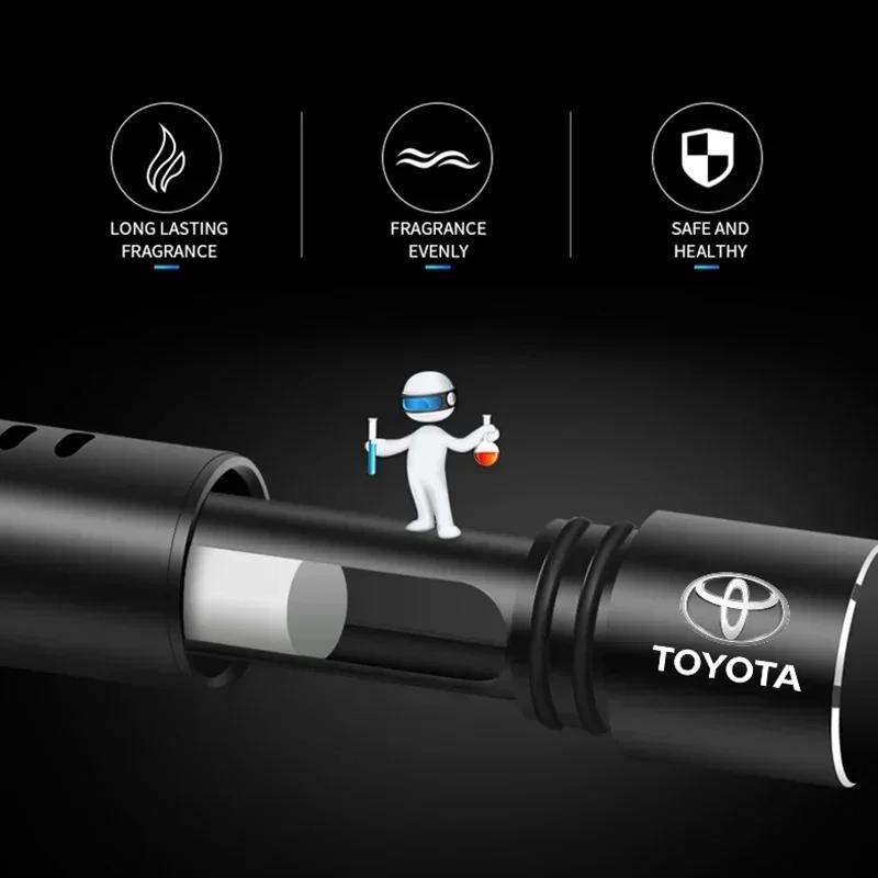 Auto Goods Car Air Freshener Outlet Air Vent Perfume Diffuser For Toyota Chr Corolla Yaris Rav4 E150 E120 Land Cruiser 200