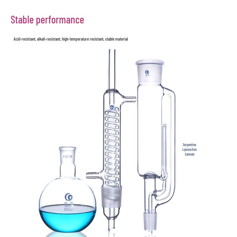 Leigu Laboratory Soxhlet Extractor with Serpentine Condenser