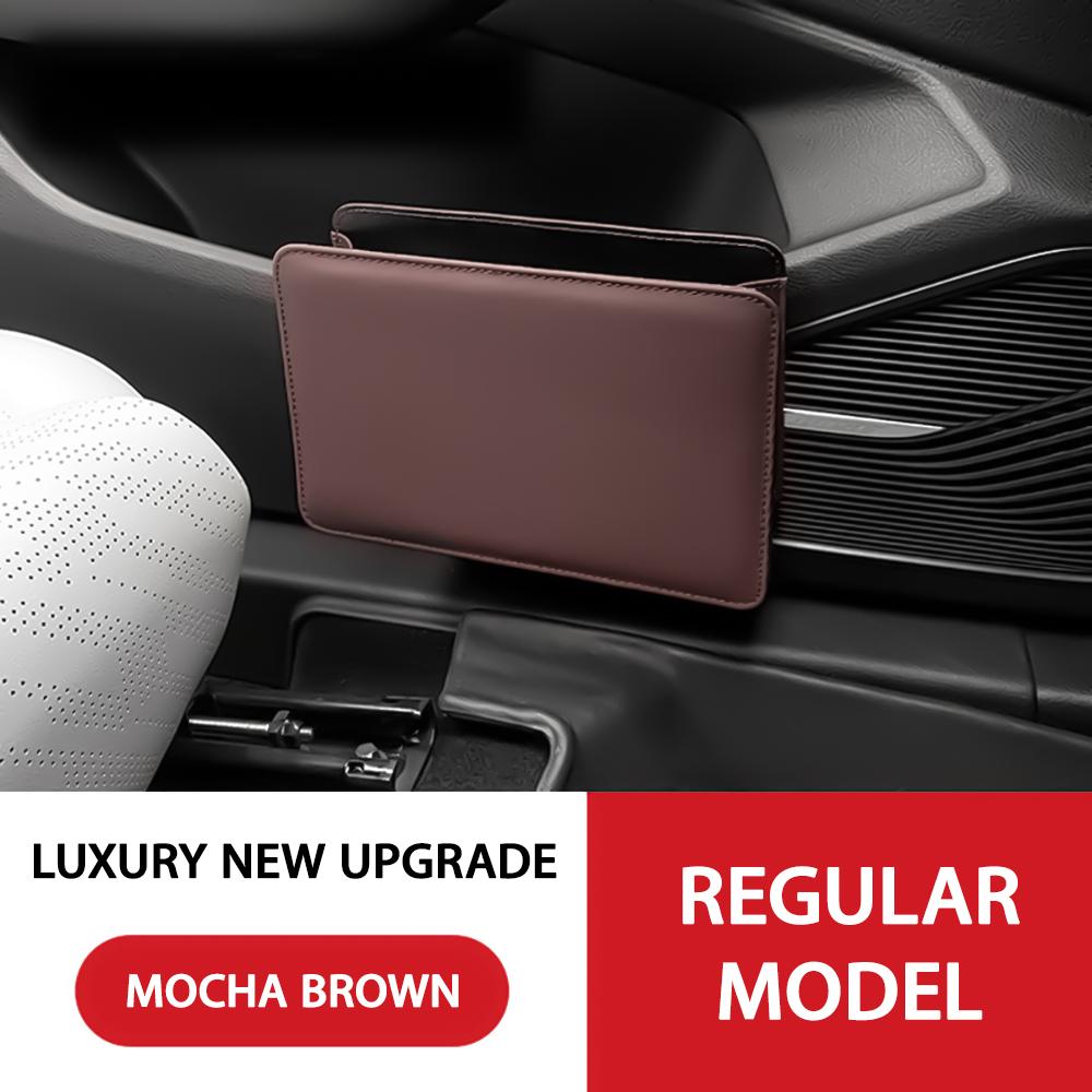 Portable Car Trash Can Hanging Storage Box Multi-functional Storage Foldable Seat Back Storage Box Car Interior Accessories
