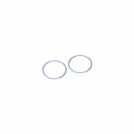 For Benz GLE GLS Inner Door Bolt Lock Down Ring Frame Aluminum 2016- Silver