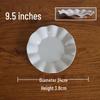 Langxi White Melamine Commercial Buffet Plates