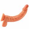 Soft Elbow Double Layer Liquid Silicone Penis Large Simulation Female Masturbation Device Manual Adult Sex Products