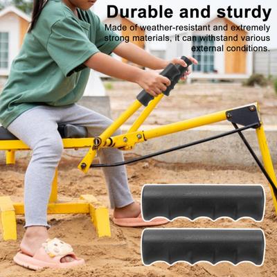 2Pcs Wheelbarrow Handle 22-38MM Waterproof Weather-resistant Non-slip Universal Garden Cart Kids Scooter Handle Replacement Accessories