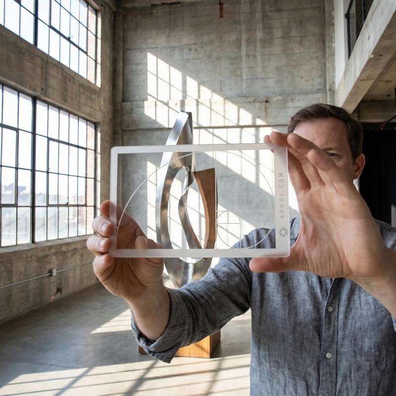 Guldratio Foto Komposition Lineal Søger Fibonacci Gitter til Tegning Kunst Maleri og Fotografi Layout