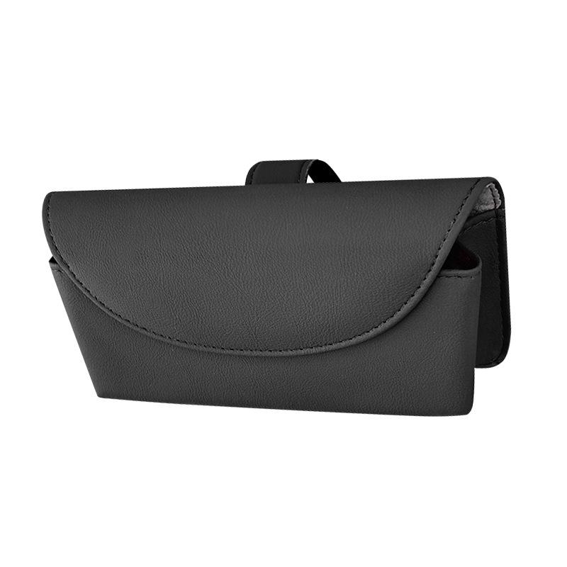 Car-Mounted Eyeglass Case Storage Box Sunshade Organizer - Interior Automotive Eyeglass Holder And Decoration Accessory