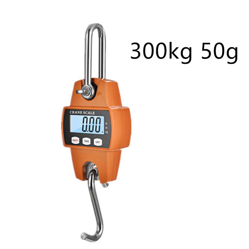 Kranwaage 200kg/100g 300kg/50g 500kg/100 LCD Gepäckwaage Schwerlast Hängewaage Tragbar Edelstahl