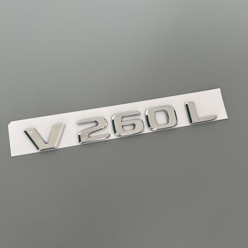 Suitable for V-class V260L Modification and Upgrade V300L Deluxe Version Side Label LUXURY English Letter Car Sticker