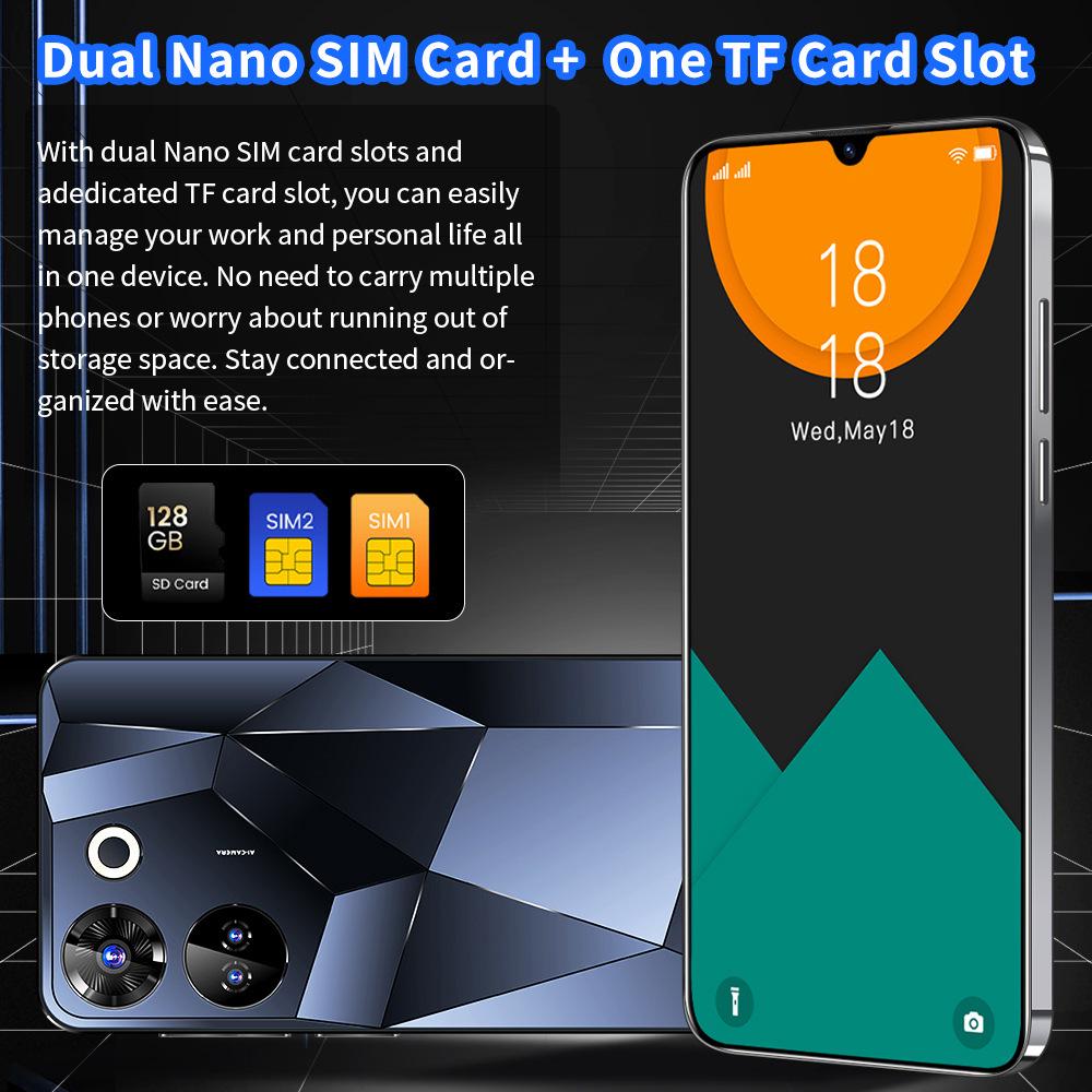 C20Pro 7.3-Inch Full Screen Android Smartphone, 16GB Ram + 1TB Storage