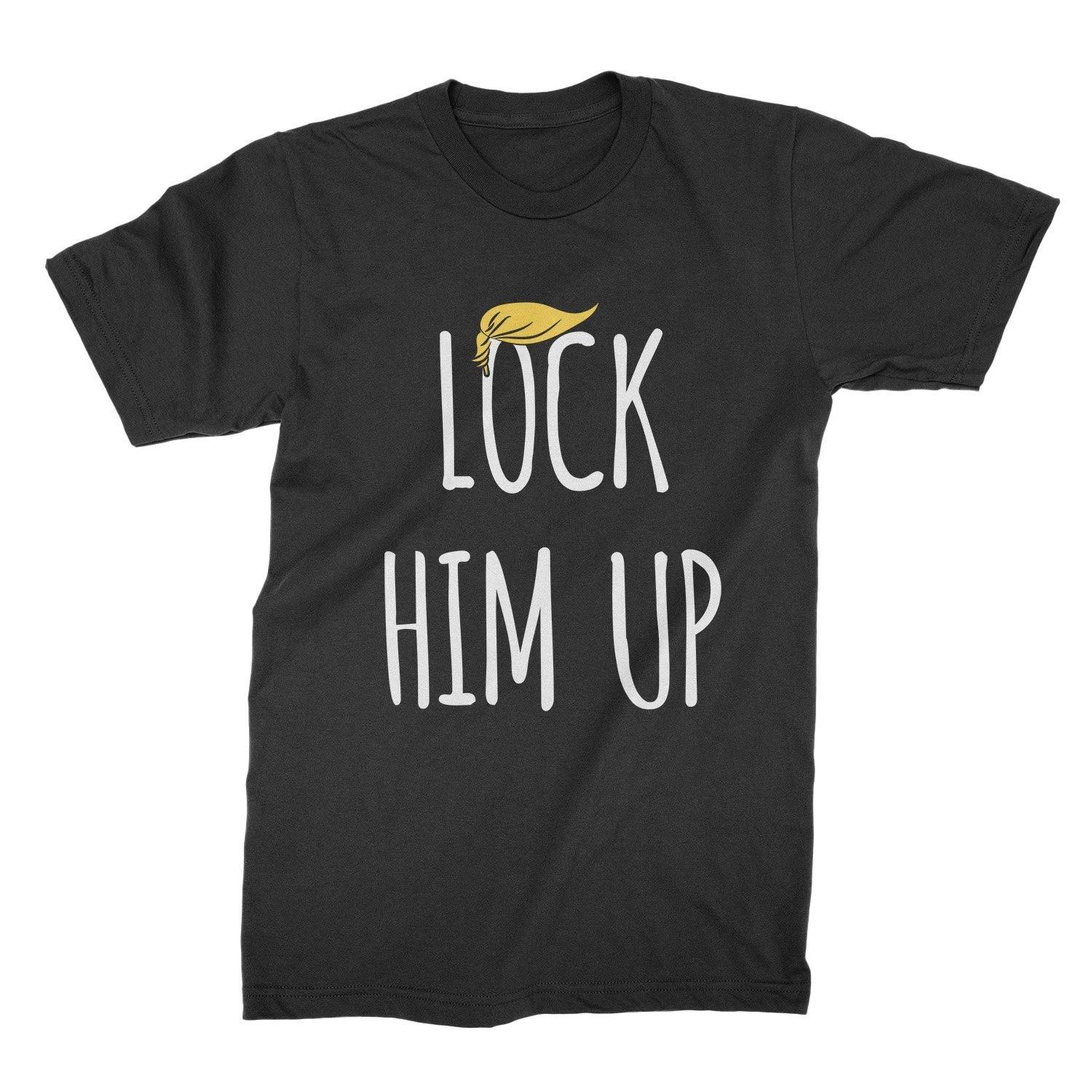 Lock Him Up Shirt Anti Trump TShirt Lock Trump Up Trump Russia Shirt 2XL