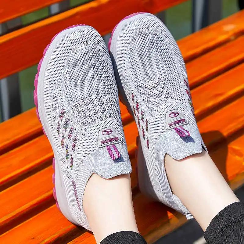 Fashion Platformed Thick Sole Cheap Sneakers For Women Casual Green Shoes For Women Luxury Woman Moccasin Sport Character Basctt