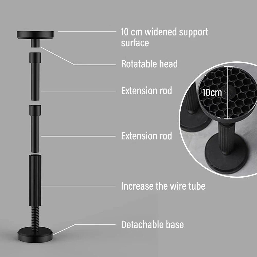 1/2pcs 18-45cm Cabinet Lifting Bracket Nylon Fiberglass Furniture Increase Height Leg  Cabinet Door