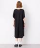 Petit Honfleur Twisted Sleeve Kanoko Dress Black Women's 525217,