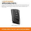 Interior Stickers Zinc Alloy Car Key Cover Case Shell Fob Holder For Lexus NX GS RX IS ES GX LX RC UX US 200 250h 350 LS 450H 26 AY6