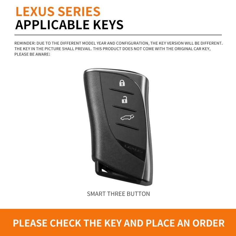 Interior Stickers Zinc Alloy Car Key Cover Case Shell Fob Holder For Lexus NX GS RX IS ES GX LX RC UX US 200 250h 350 LS 450H 26 AY6