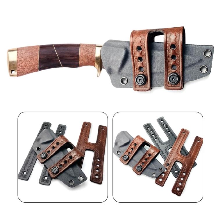 Leather IWB Belt Rings Waist Rings Double Straps Screws Kit For Cutter Sheath Scabbard Holsters Making Hardware Parts