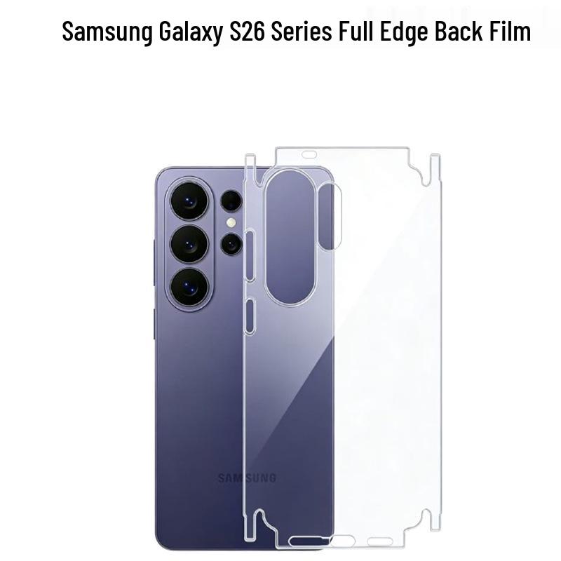 Samsung Galaxy S26 Ultra/Plus HD Matte Anti-Peep Full Edge Hydrogel Back Film Protector.
