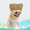 Waterproof Pet Bathing Cap Adjustable Rubber Band Breathable Dog Earmuffs Elastic Headgear PU Ear Protection Pet Cap