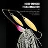 Spinnerbait Fishing , Hard Metal Kits Swimbait for Bass Trout Salmon Walleye Saltwater 5pcs/Pack
