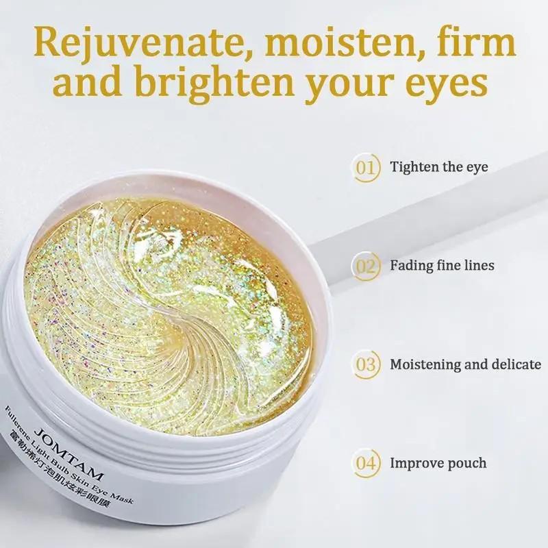 60PCS Collagen Eye Mask Anti Dark Circle Eye Patches Under Eye Bags with Hydrating Moisturizing Skin Care Products