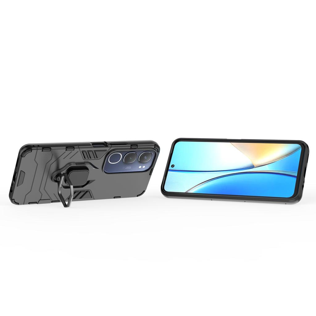 For Vivo Y29 5G Case PC+TPU Protective Phone Cover with Ring Kickstand