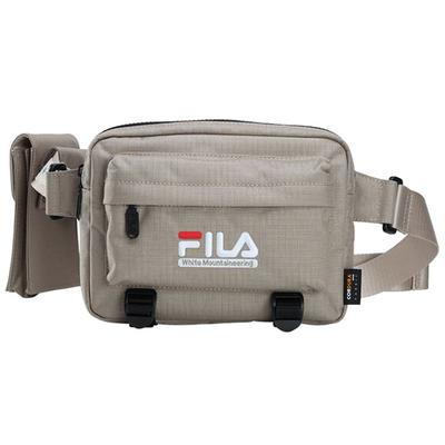 X WM White Mountain Collaboration Removable Pendant Fabric Waist Bag Unisex Waist Bag Apricot T13U127162FBG