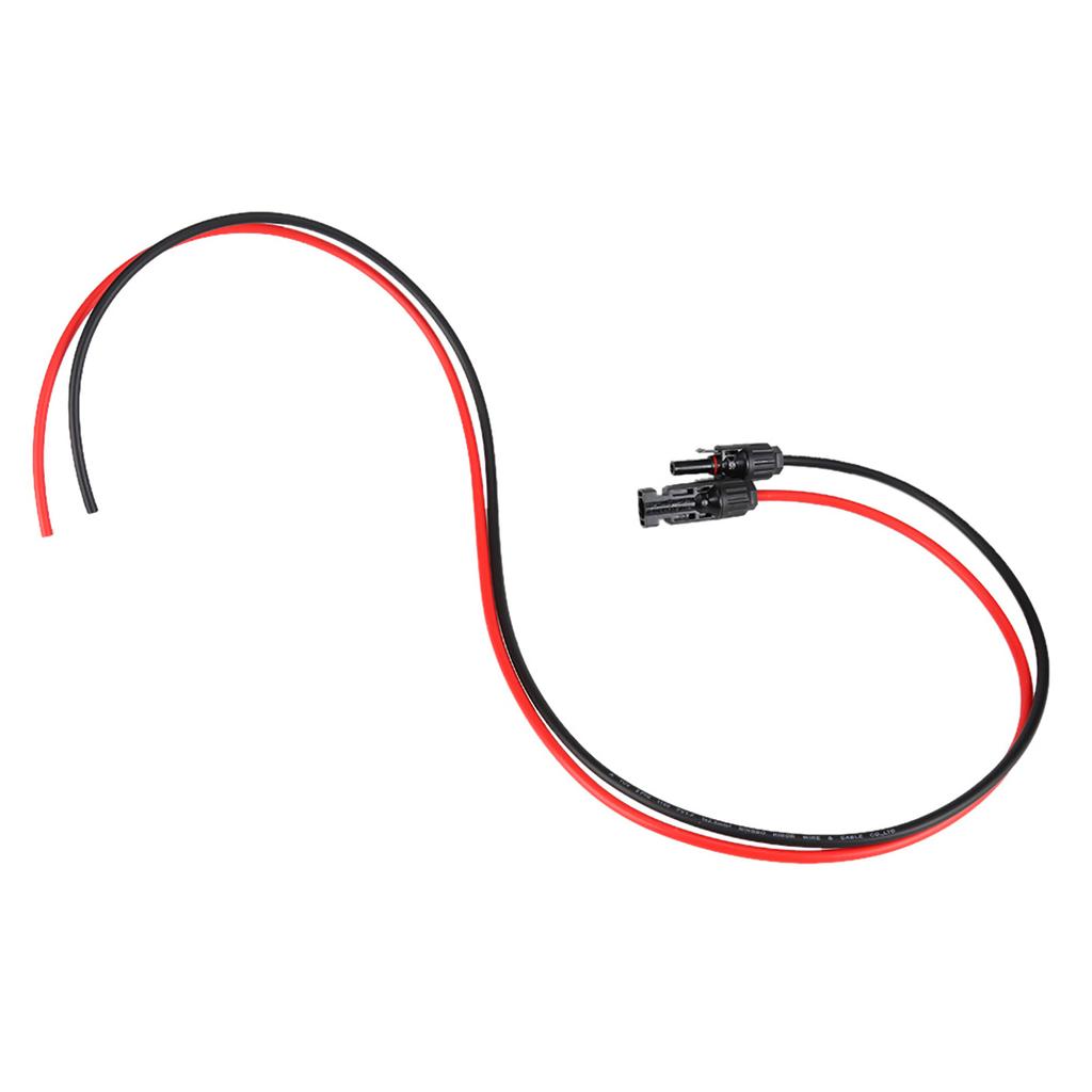 2.5mm Pair of Red &amp Black Solar Panel PV Cable Wire Male &amp Female Connectors Connectors Solar Special Cable Connector
