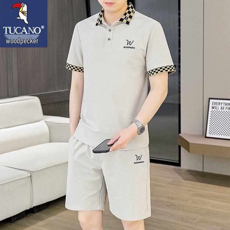 

TUCANO Men s Summer Polo Shirt & Shorts Set XL