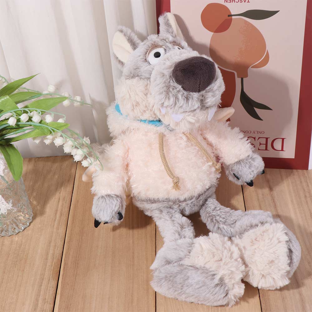 Fluffy Sleepy Sheep and Wolf Plush Toy Stuffed Wolf Skin Sheep Plush Doll  Children Girls Boys